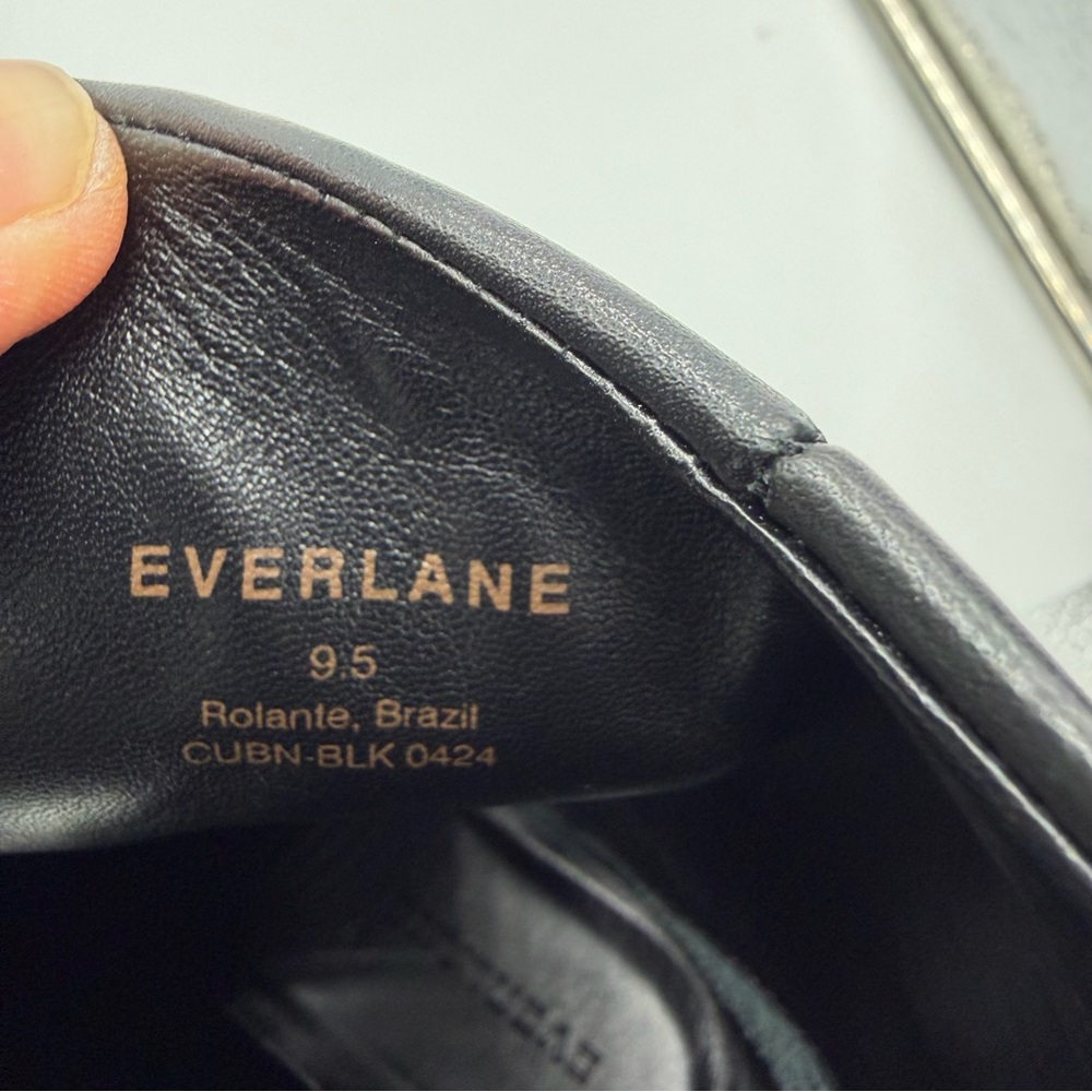 NEW Everlane Black Leather Havana Ankle Boot in Size 9.5 - Picture 13 of 13
